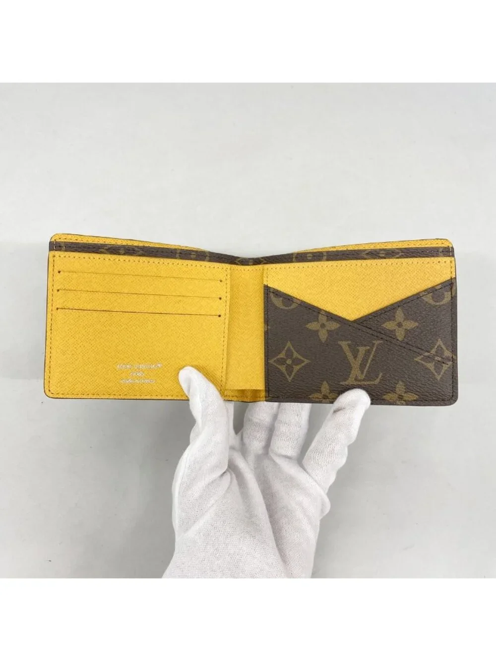 Louis Vuitton Billfold Monogram Macassar Portefeuille Multiple Brown Wallet